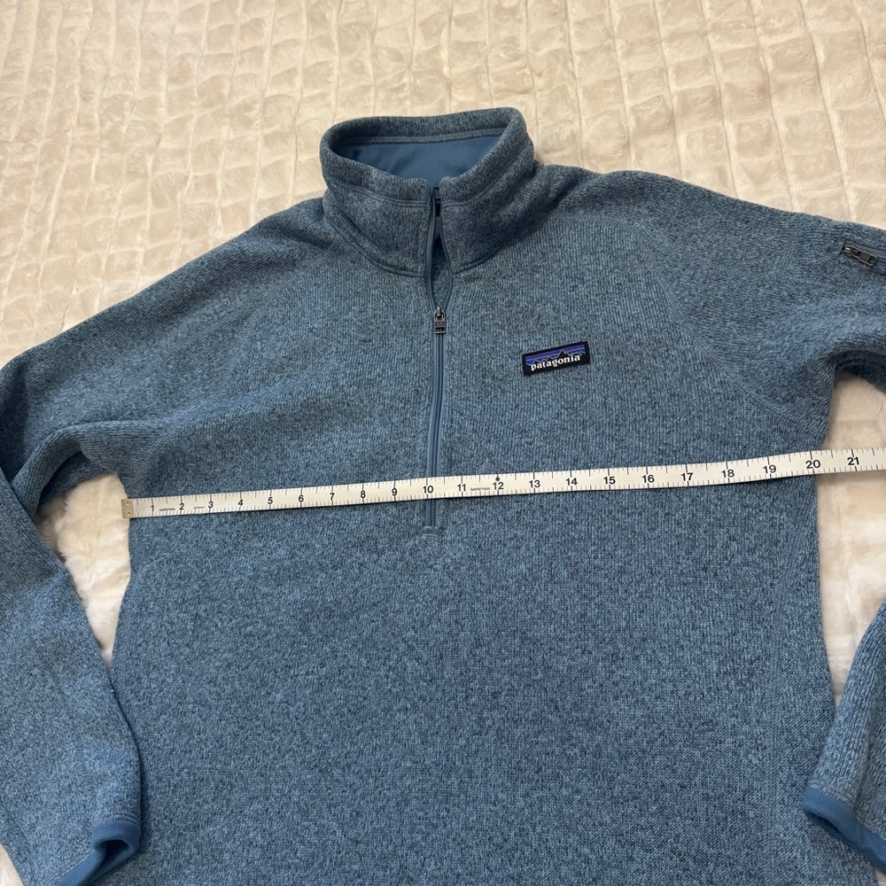 Patagonia Large Blue 1/4 Zip Better Sweater Fleece Pullover - Picture 4 of 7
